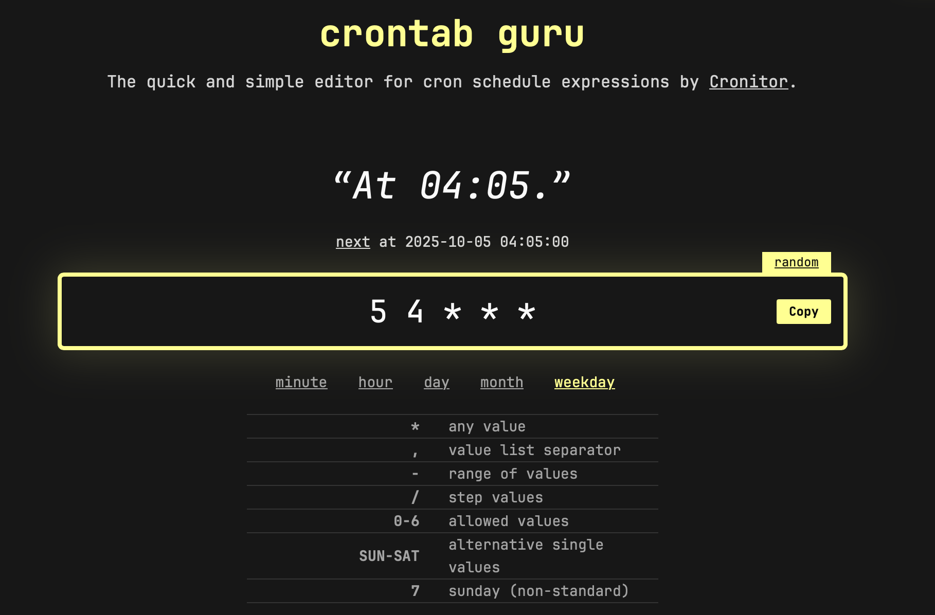 crontab.guru